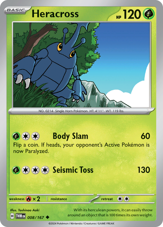Twilight Masquerade - 008/167 - Heracross