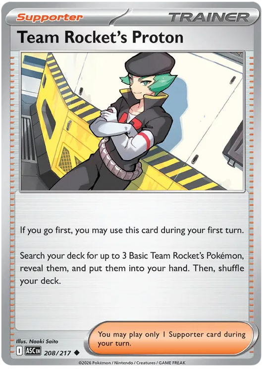Ascended Heroes - 208/217 - Team Rocket's Proton
