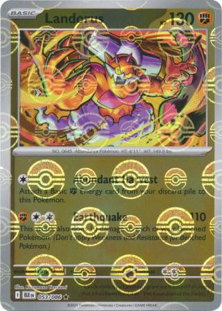 Black Bolt - 053/086 - Landorus - Poké Ball Reverse Holo