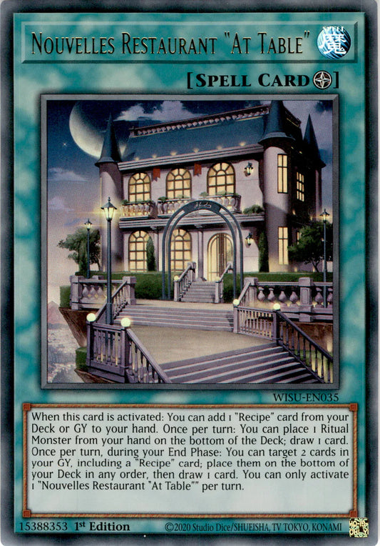 WISU-EN035 - Nouvelles Restaurant At Table""