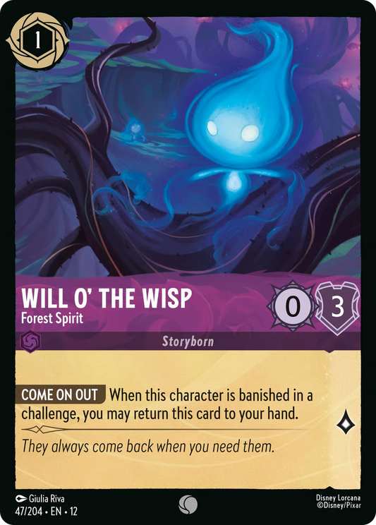 Wilds Unknown - 047/204 - Will O' the Wisp - Forest Spirit