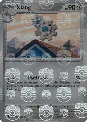 Black Bolt - 062/086 - Klang - Master Ball Reverse Holo