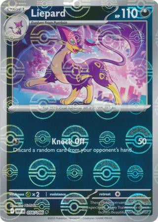 White Flare - 056/086 - Liepard - Poké Ball Reverse Holo