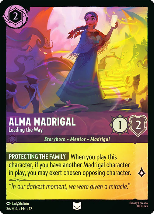 Wilds Unknown - 036/204 - Alma Madrigal - Leading the Way - Foil