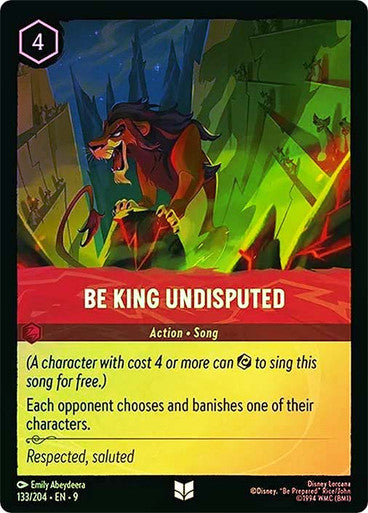 Fabled - 133/204 - Be King Undisputed - Foil