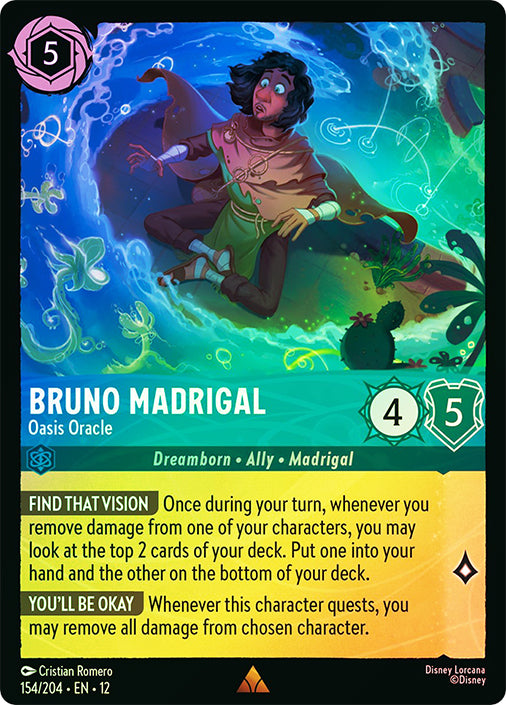 Wilds Unknown - 154/204 - Bruno Madrigal - Oasis Oracle - Foil