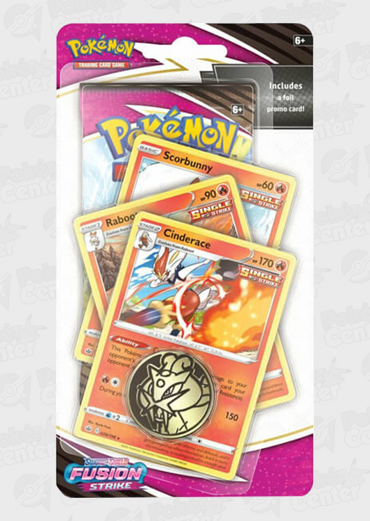 Fusion Stike Premium Checklane Blister - Cinderace