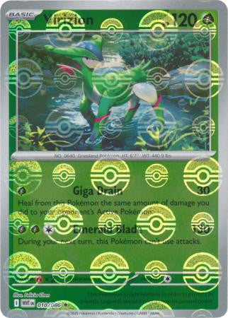 White Flare - 010/086 - Virizion - Poké Ball Reverse Holo