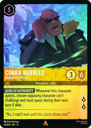 Winterspell - 014/204 - Cobra Bubbles - Dedicated Official - Foil