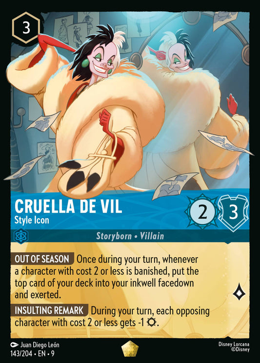Fabled - 143/204 - Cruella De Vil - Style Icon