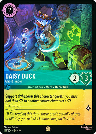 Whispers in the Well - 141/204 - Daisy Duck - Ghost Finder - Foil