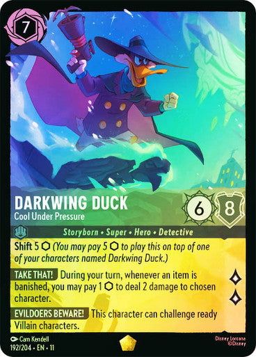 Winterspell - 192/204 - Darkwing Duck - Cool Under Pressure - Foil