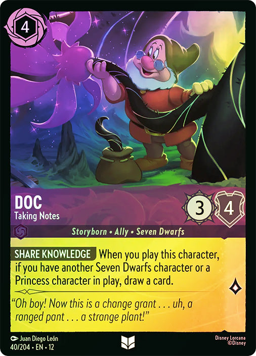 Wilds Unknown - 040/204 - Doc - Taking Notes - Foil