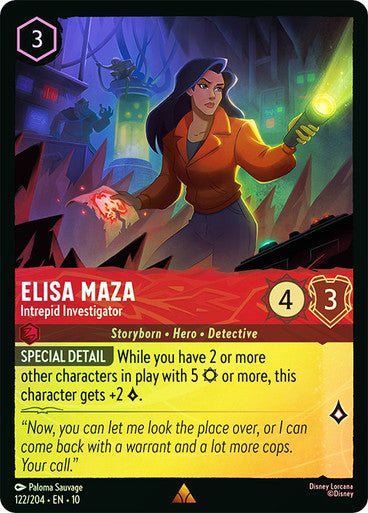 Whispers in the Well - 122/204 - Elisa Maza - Intrepid Investigator - Foil