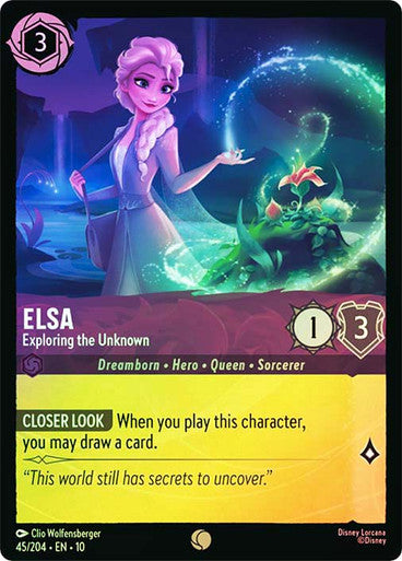 Whispers in the Well - 045/204 - Elsa - Exploring the Unknown - Foil