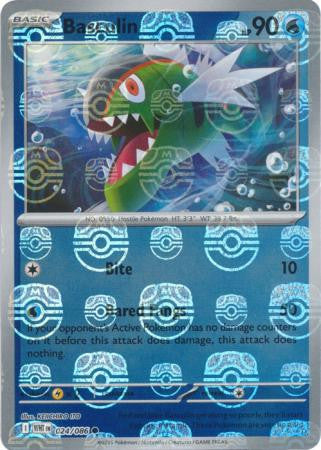 White Flare - 024/086 - Basculin - Master Ball Reverse Holo
