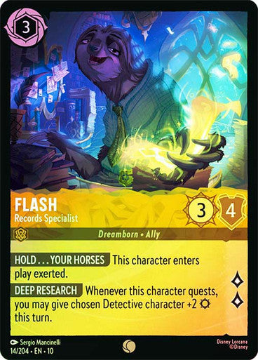 Whispers in the Well - 014/204 - Flash - Records Specialist - Foil