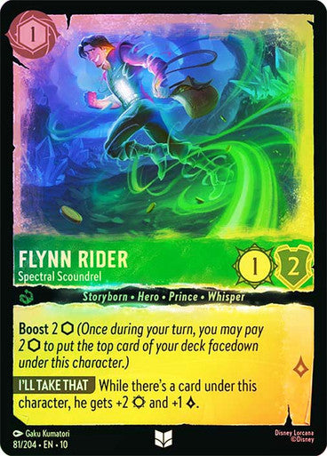 Whispers in the Well - 081/204 - Flynn Rider - Spectral Scoundrel - Foil