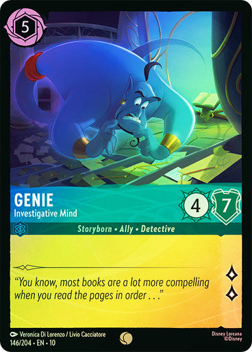 Whispers in the Well - 146/204 - Genie - Investigative Mind - Foil