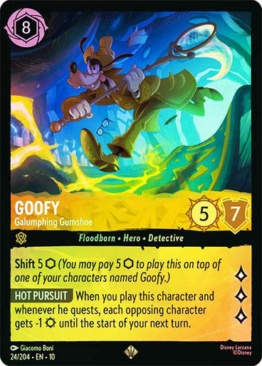 Whispers in the Well - 024/204 - Goofy - Galumphing Gumshoe - Foil