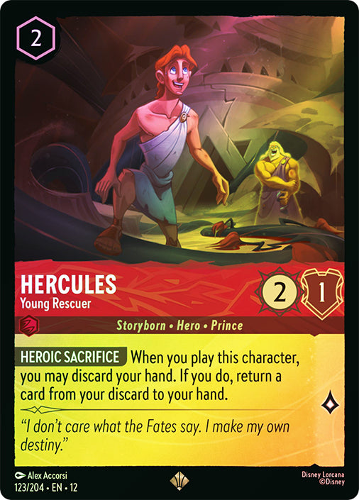 Wilds Unknown - 123/204 - Hercules - Young Rescuer - Foil