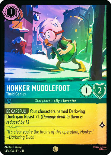 Winterspell - 143/204 - Honker Muddlefoot - Timid Genius - Foil