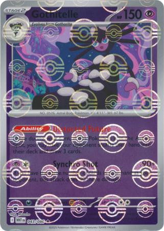 White Flare - 043/086 - Gothitelle - Poké Ball Reverse Holo