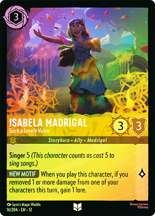 Wilds Unknown - 016/204 - Isabela Madrigal - Such a Lovely Voice - Foil