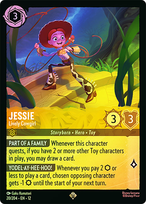 Wilds Unknown - 020/204 - Jessie - Lively Cowgirl - Foil