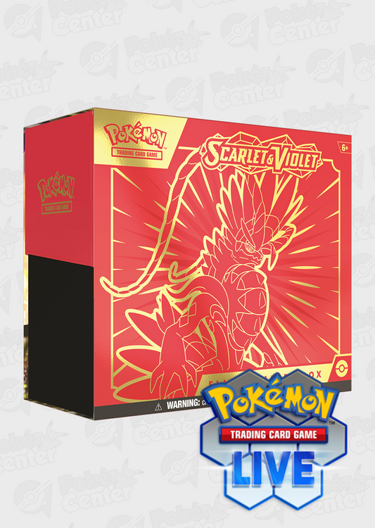 Live Code Card: Scarlet &amp; Violet Elite Trainer Box: Koraidon