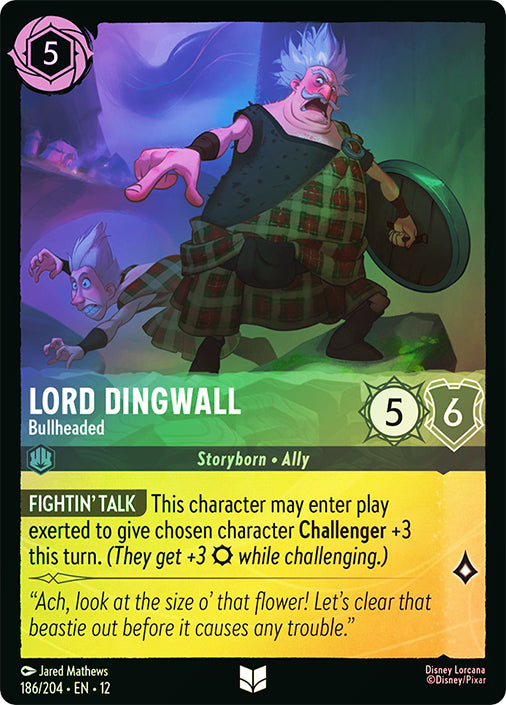 Wilds Unknown - 186/204 - Lord Dingwall - Bullheaded - Foil