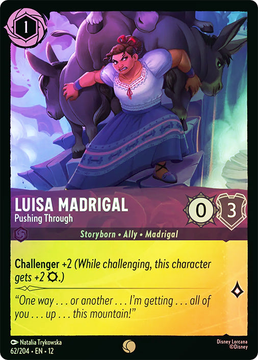Wilds Unknown - 062/204 - Luisa Madrigal - Pushing Through - Foil