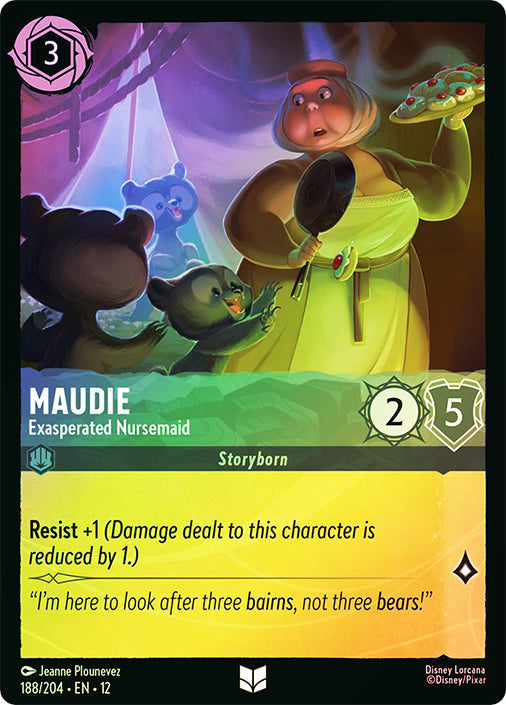 Wilds Unknown - 188/204 - Maudie - Exasperated Nursemaid - Foil