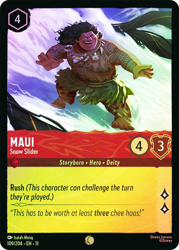 Winterspell - 109/204 - Maui - Snow Slider - Foil