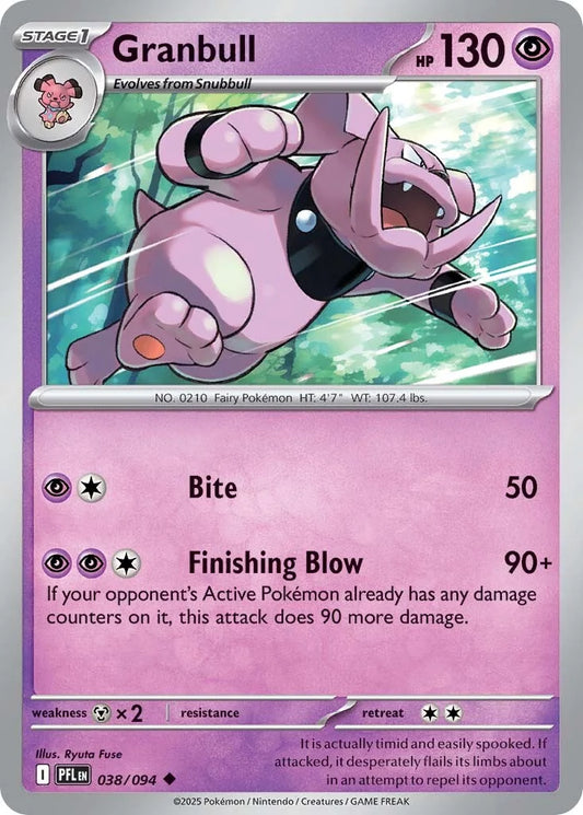 Phantasmal Flames - 038/094 - Granbull