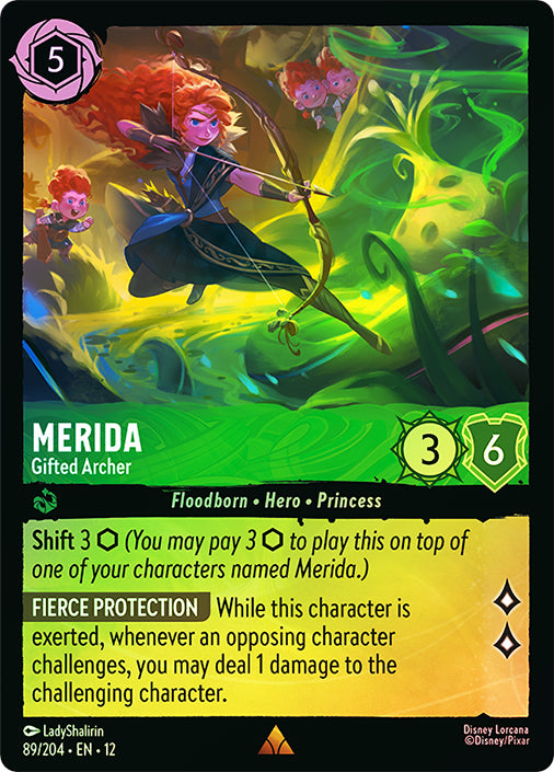 Wilds Unknown - 089/204 - Merida - Gifted Archer - Foil