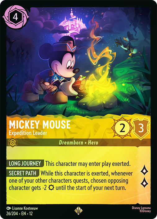 Wilds Unknown - 026/204 - Mickey Mouse - Expedition Leader - Foil