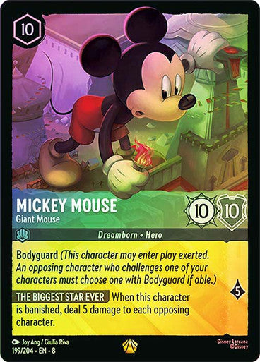 Reign Of Jafar - 199/204 - Mickey Mouse - Giant Mouse - Foil