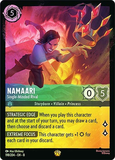Reign Of Jafar - 198/204 - Namaari - Single‐Minded Rival - Foil