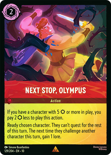 Whispers in the Well - 129/204 - Next Stop, Olympus - Foil