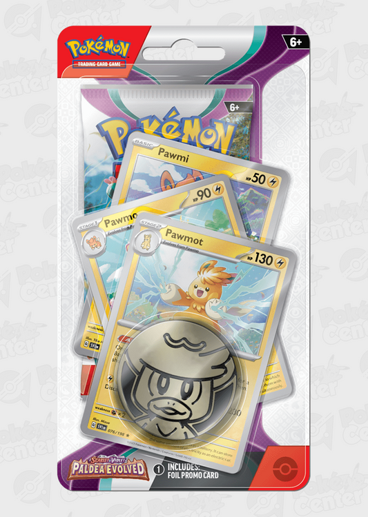 Paldea Evolved Premium Checklane Blister - Pawmot