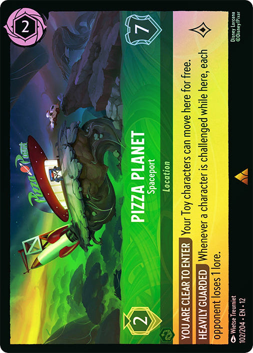 Wilds Unknown - 102/204 - Pizza Planet - Spaceport - Foil