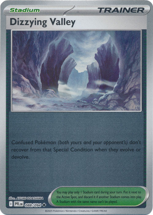 Phantasmal Flames - 088/094 - Dizzying Valley - Reverse Holo