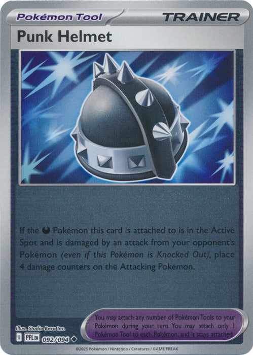 Phantasmal Flames - 092/094 - Punk Helmet - Reverse Holo