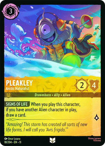 Winterspell - 018/204 - Pleakley - Arctic Naturalist - Foil