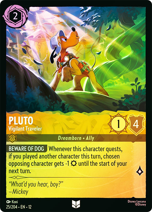 Wilds Unknown - 025/204 - Pluto - Vigilant Traveler - Foil
