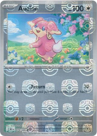 Black Bolt - 074/086 - Audino - Master Ball Reverse Holo