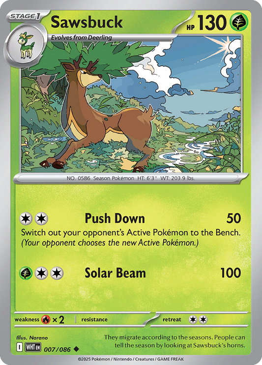 White Flare - 007/086 - Sawsbuck