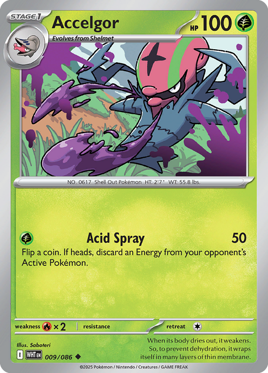 White Flare - 009/086 - Accelgor