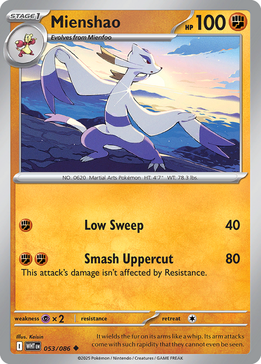 White Flare - 053/086 - Mienshao